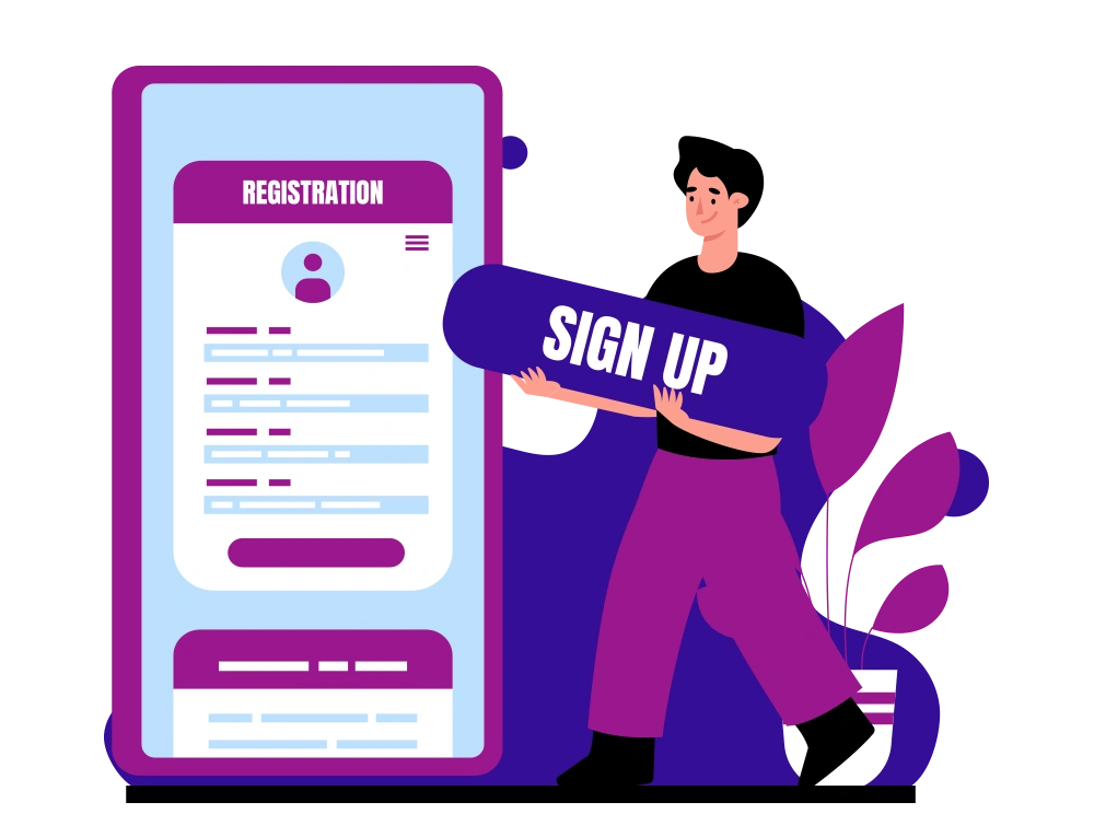 sign up